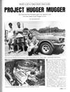 An original magazine article of the Hugger Mugger Mustang from the 1960's