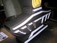 DETAIL- PVC Sculpture, ready for Automotive Clear Coat