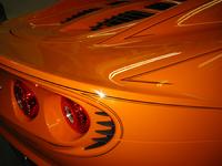 Double line PINSTRIPING around the tail lights