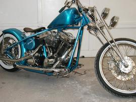 OLD SCHOOL BOBBER with Old School Pinstriping