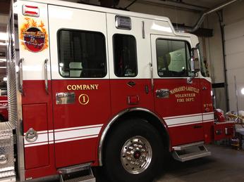 Manhasset-Lakeville Fire Dept.  Company Logo on the sail panel