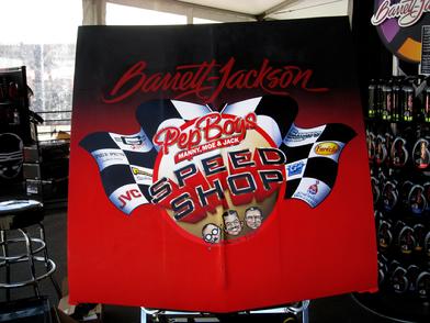 Finished 1966 Chevelle hood with Pep Boys NEW airbrushed logo