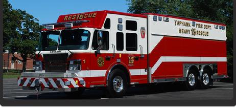 Yaphank Fire Dept., Heavy Rescue 15. The AIRBRUSHED logo is on the side/rear doors